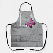 Roze Butterfly Rustic Personalized Schort (Voorkant)