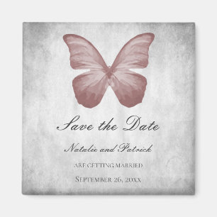 Roze Butterfly sparen de Magnet van de Datum