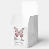 Roze Butterfly Wedding Favor Boxes Bedankdoosjes (Geopend)