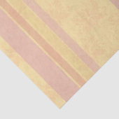  Roze Buttery Wit Antiek Damask Stripe Tissuepapier (Detail)