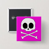 Roze Button (Voorkant /achterkant)