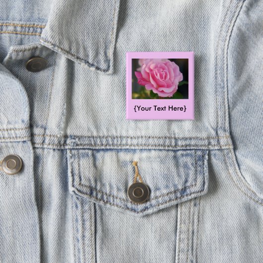 Roze Button (In situ)