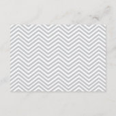 Roze Button Baby shower Insteekkaart Informatiekaartje (Achterkant)