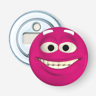 Roze Button Flesopener