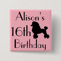 Roze Button geïnspireerd door de roze roodroos van