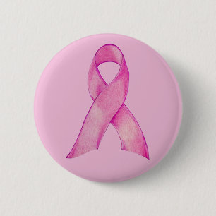 Roze Button met lint