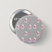 Roze Button Pin (Voorkant /achterkant)