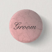 Roze Button van de Groom van de Grunge (Voorkant)