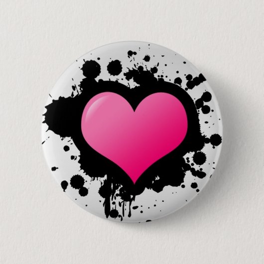 Roze Button van de hartspier (Voorkant)
