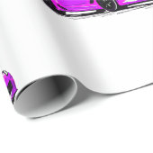 Roze C7 Corvette inpakpapier (Rol Hoek)