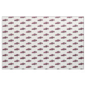 Roze C8 Corvette Hand getrokken schets stof (Yard (91,4 cm))