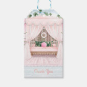 Roze Cabana Bachelorette Weekend | Bedankt cadeaut Cadeaulabel (Voorkant)