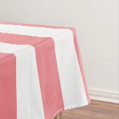 Roze Cabana Stripe en gepersonaliseerd groen monog Tafelkleed (Voorbeeld)