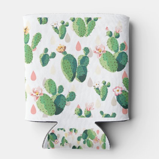Roze Cactus Blikjeskoeler (Achterkant)