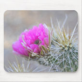 Roze Cactus blooms Muismat (Voorkant)