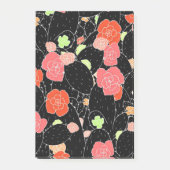 Roze Cactus Flower Sketch Post-it® Notes (Voorkant)