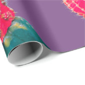 Roze cactus inpakpapier (Rol Hoek)