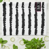 Roze Cactus patroon design Theedoek (Gevouwen)