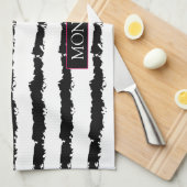 Roze Cactus patroon design Theedoek (Quarter Fold)