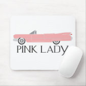 roze caddy muismat (Met muis)