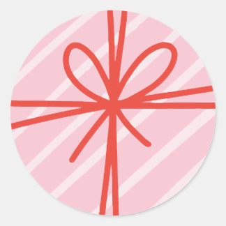 Roze Cadeau Circle Sticker
