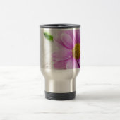 Roze cadeau voor daisy flower reisbeker (Center)