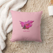 Roze cadeau voor Granddochter Angel Custom Designe Kussen (Deken)