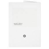 Roze cadeaukaart voor anjers (Achterkant)