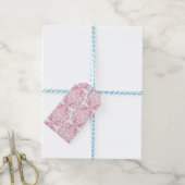 Roze Cadeaulabel (Met Touw)