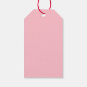 Roze Cadeaulabel (Achterkant)