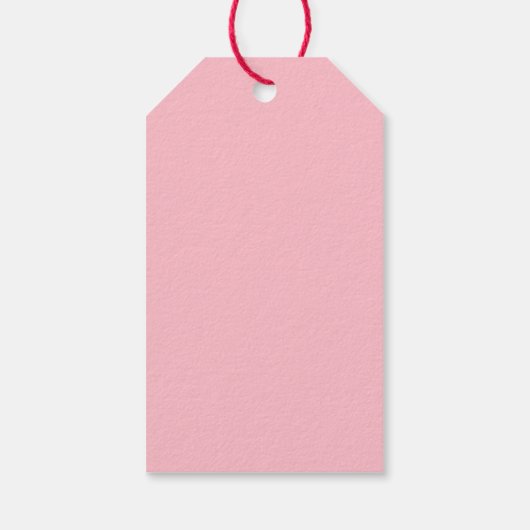 Roze Cadeaulabel (Achterkant)
