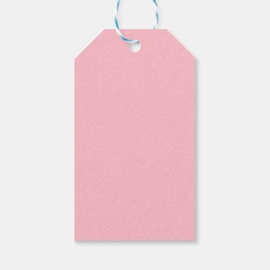 Roze Cadeaulabel (Achterkant)