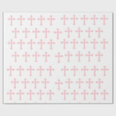 Roze cadeauomslag voor crosscadeaus cadeaupapier (Vlak)