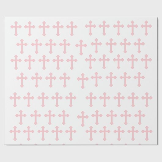 Roze cadeauomslag voor crosscadeaus cadeaupapier (Vlak)