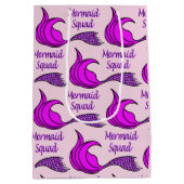 Roze cadeautas van het Mermaid Squad (Achterkant)