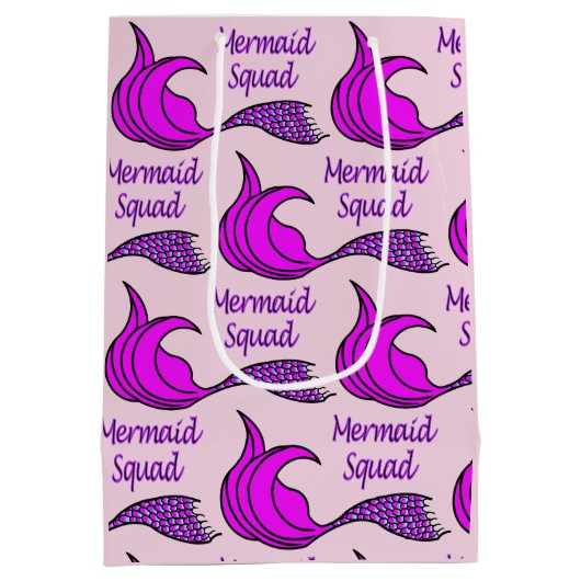 Roze cadeautas van het Mermaid Squad (Achterkant)
