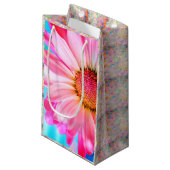 Roze cadeautas voor daisy en polka dot (Voorkant Gekanteld)