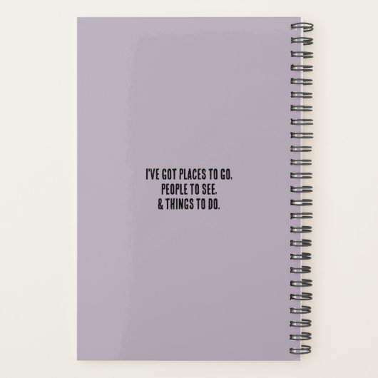  Roze Cadillac Car Guy Planner (Achterkant)