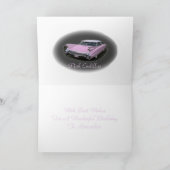 Roze Cadillac Flash Kaart (Binnen)