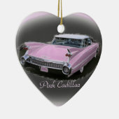 Roze Cadillac Flash Keramisch Ornament (Rechts)