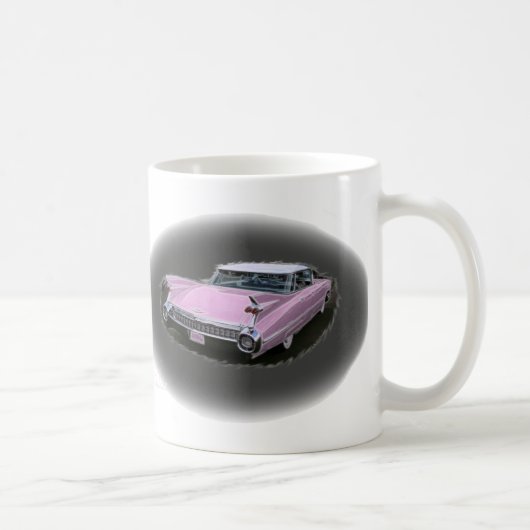 Roze Cadillac Flash Koffiemok (Rechts)