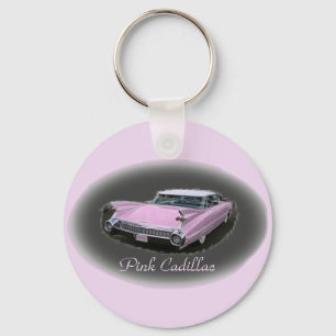 Roze Cadillac Flash Sleutelhanger