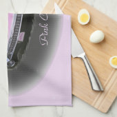 Roze Cadillac Flash Theedoek (Quarter Fold)