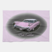 Roze Cadillac Flash Theedoek (Horizontaal)