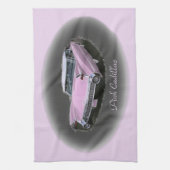 Roze Cadillac Flash Theedoek (Verticaal)