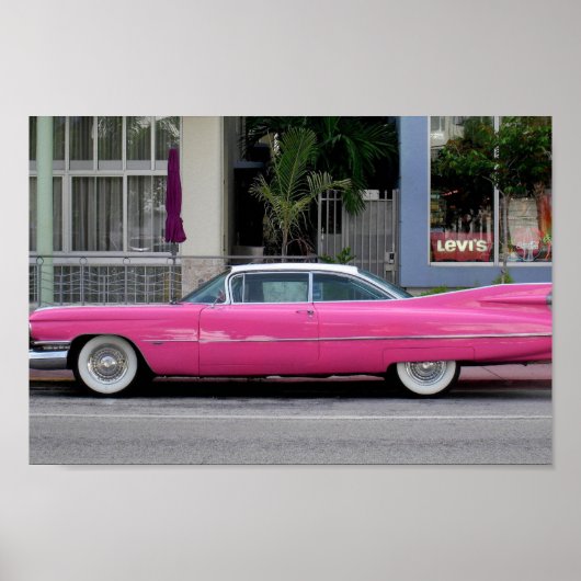 Roze  Cadillac, Florida Poster (Voorkant)