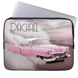  Roze Cadillac Laptop Sleeve