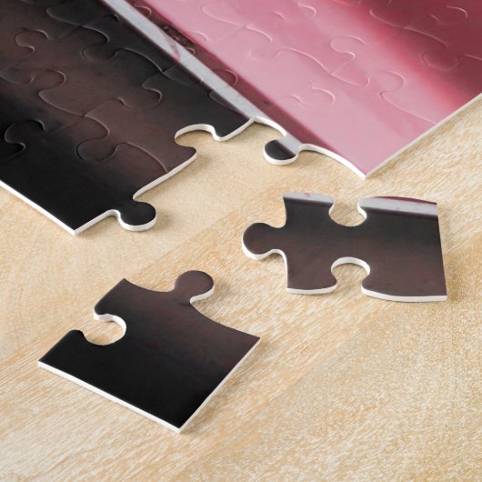 Roze Cadillac Legpuzzel (Zijkant)