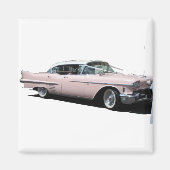 Roze Cadillac Magneet (Voorkant)