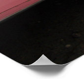 Roze Cadillac Poster (Hoek)